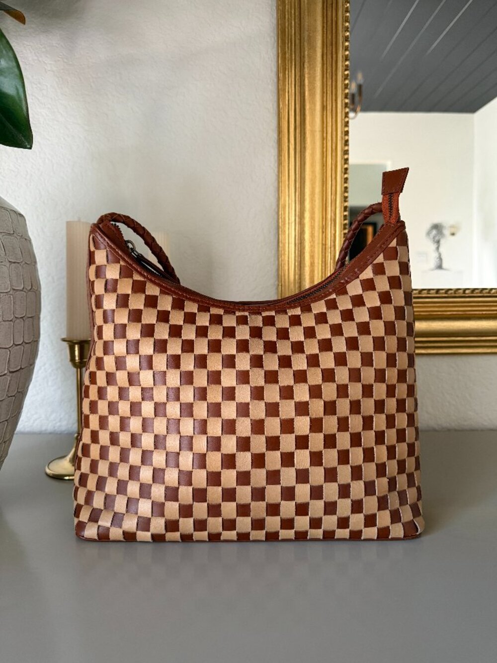 Bembien Marni Bag - Large - Caramel x Sienna Check